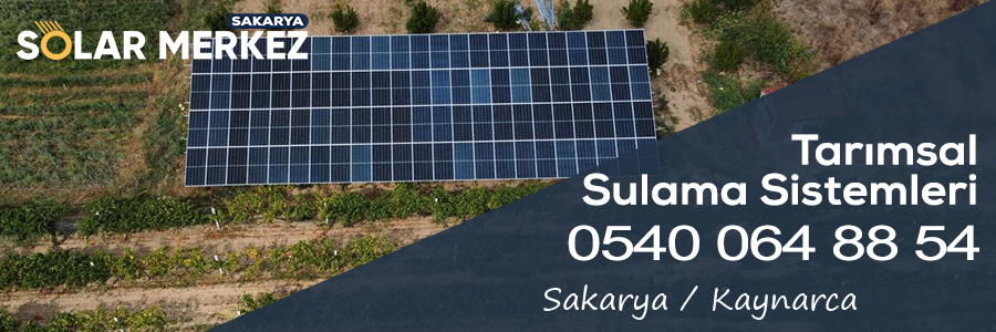 Sakarya Kaynarca Tarımsal Sulama GES Uygulaması